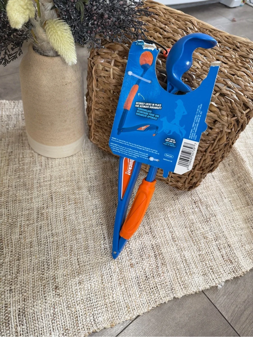 New Chuckit! Dog Toy Ball Launcher - Blue & Orange